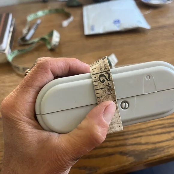 Small Caboodles cosmetic case rectangular with mirror EUC pale gray minimalist - Picture 10 of 10